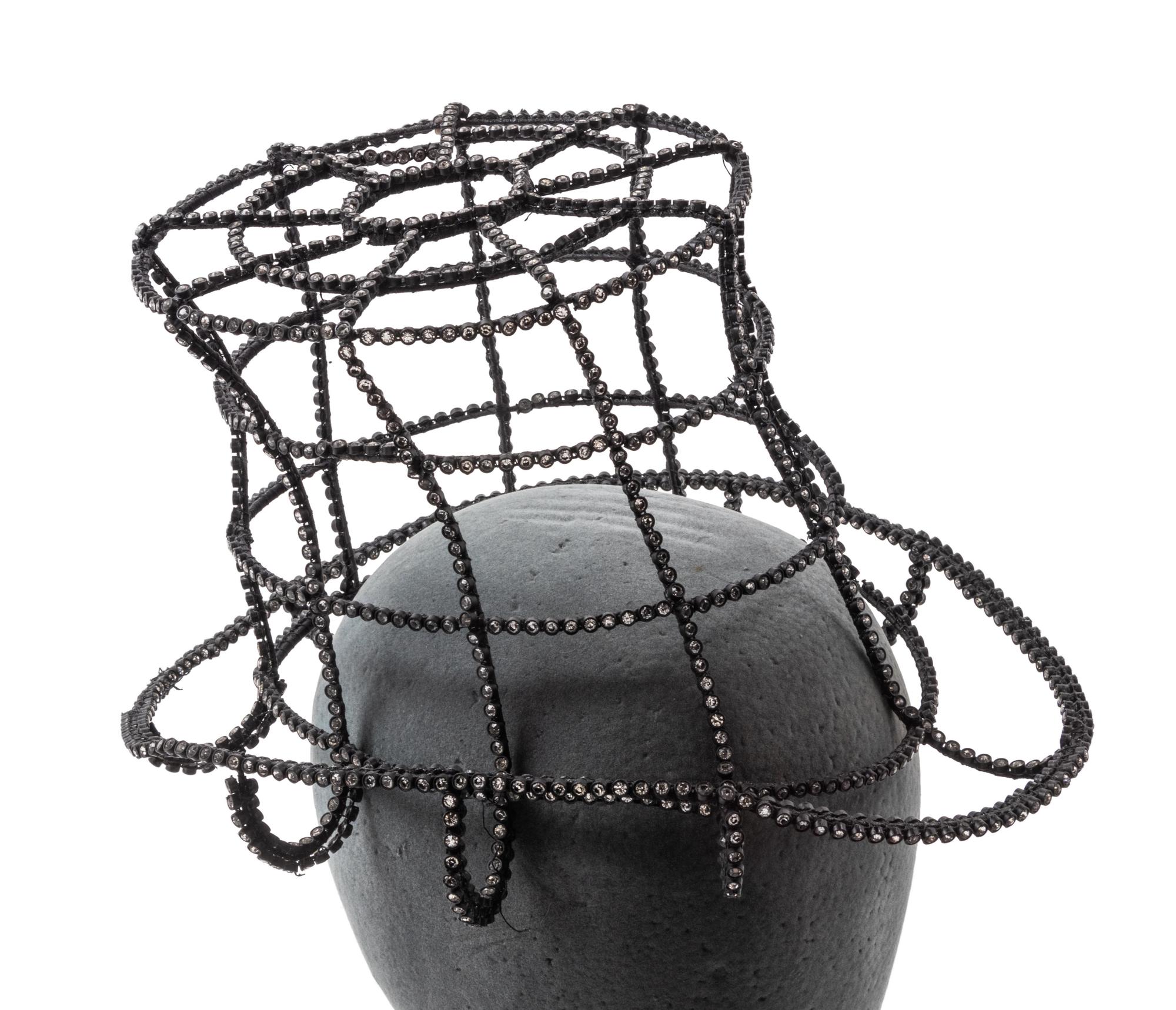 12 Assorted Hats and a Pair of Feathered Cuffs, 1970-2000s