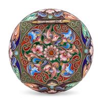 A Feodor Ruckert Enameled Snuff Box