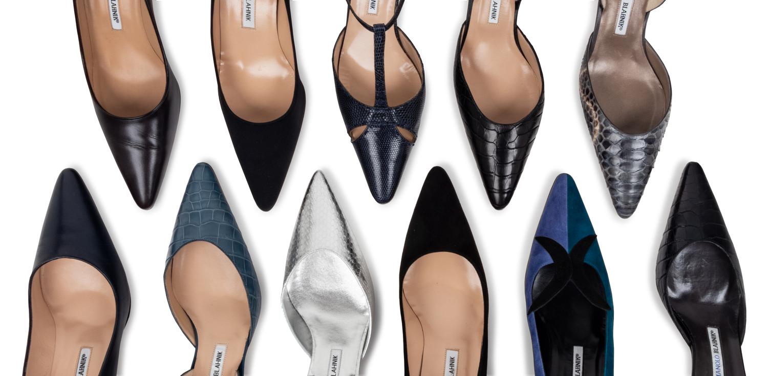 Eleven Pairs of Manolo Blahnik Heels