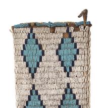 Sioux Beaded Buffalo Hide Bag and Club