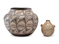Zuni Pottery Jar and Canteen