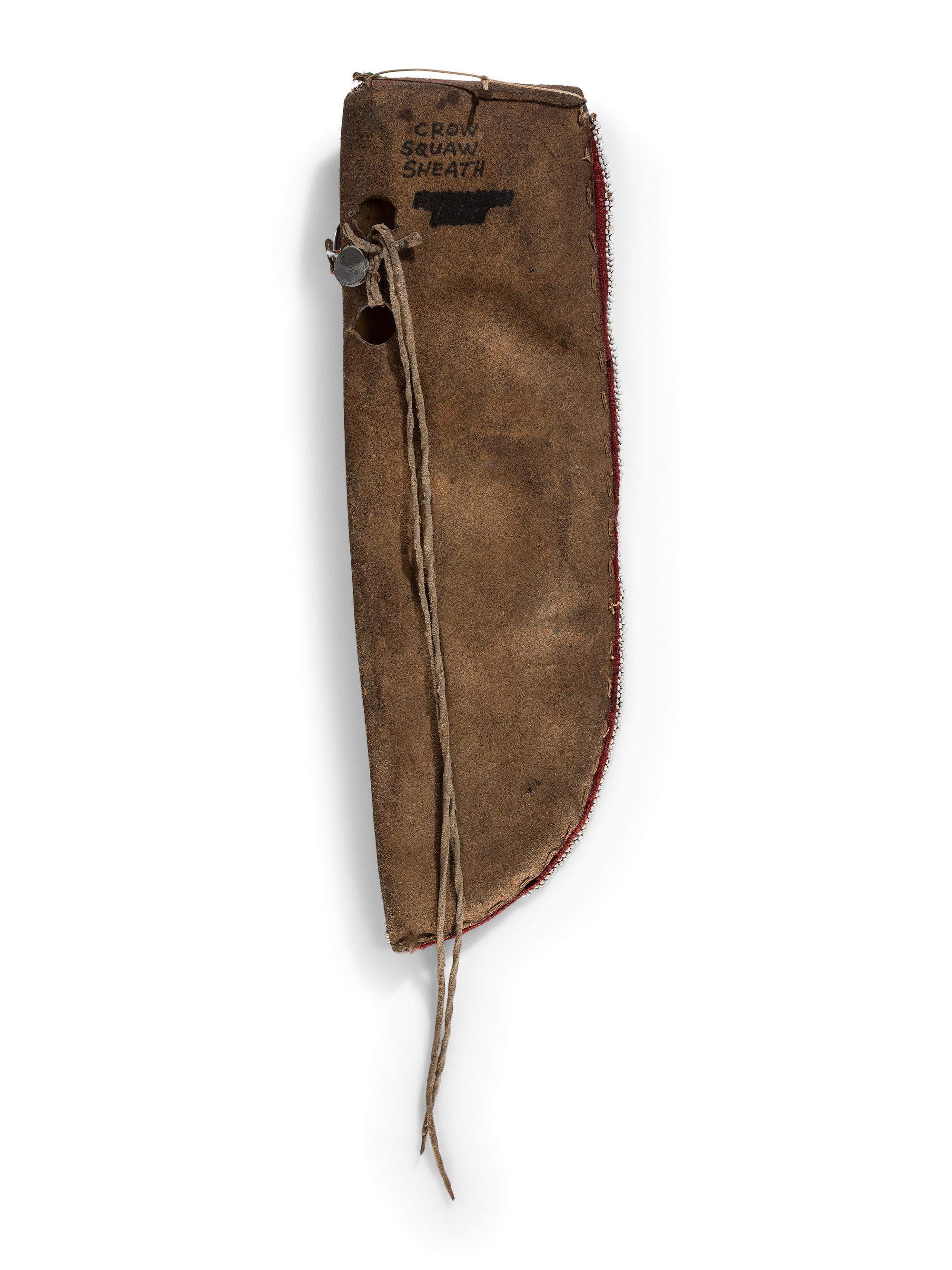 Apsáalooke [Crow] Beaded Parfleche Knife Sheath