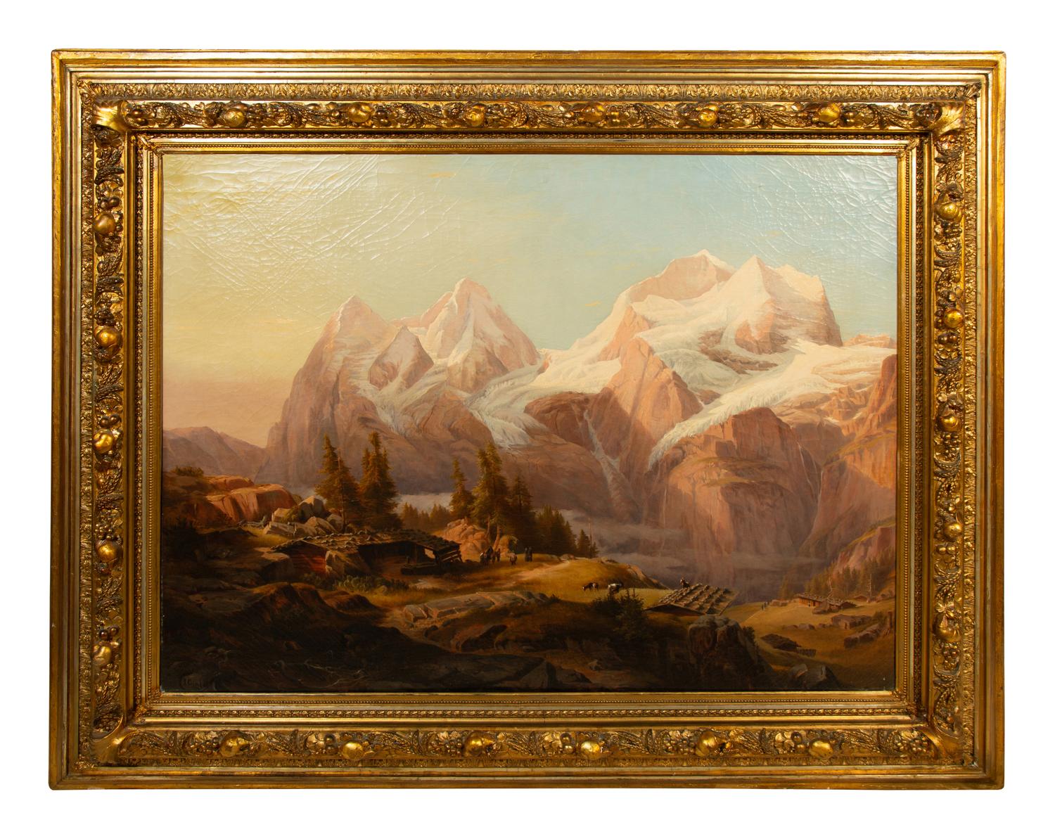 Landscape with Mountains