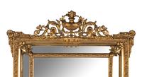 A Continental Gilt Composition Mirror