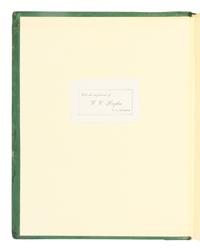 [AMERICANA]. HAYDEN, Ferdinand V. (1829-1887). Profiles, Sections and Other Illustrations, Designed to Accompany the Final Report of the Chief Geologist of the Survey and Sketched under his Directions . New York, Julius Bien, 1871.