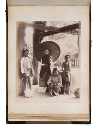 [Travel & Exploration]. Beato, Felice (1832-1909). An album containing photographs of Mandalay, ca 1886.