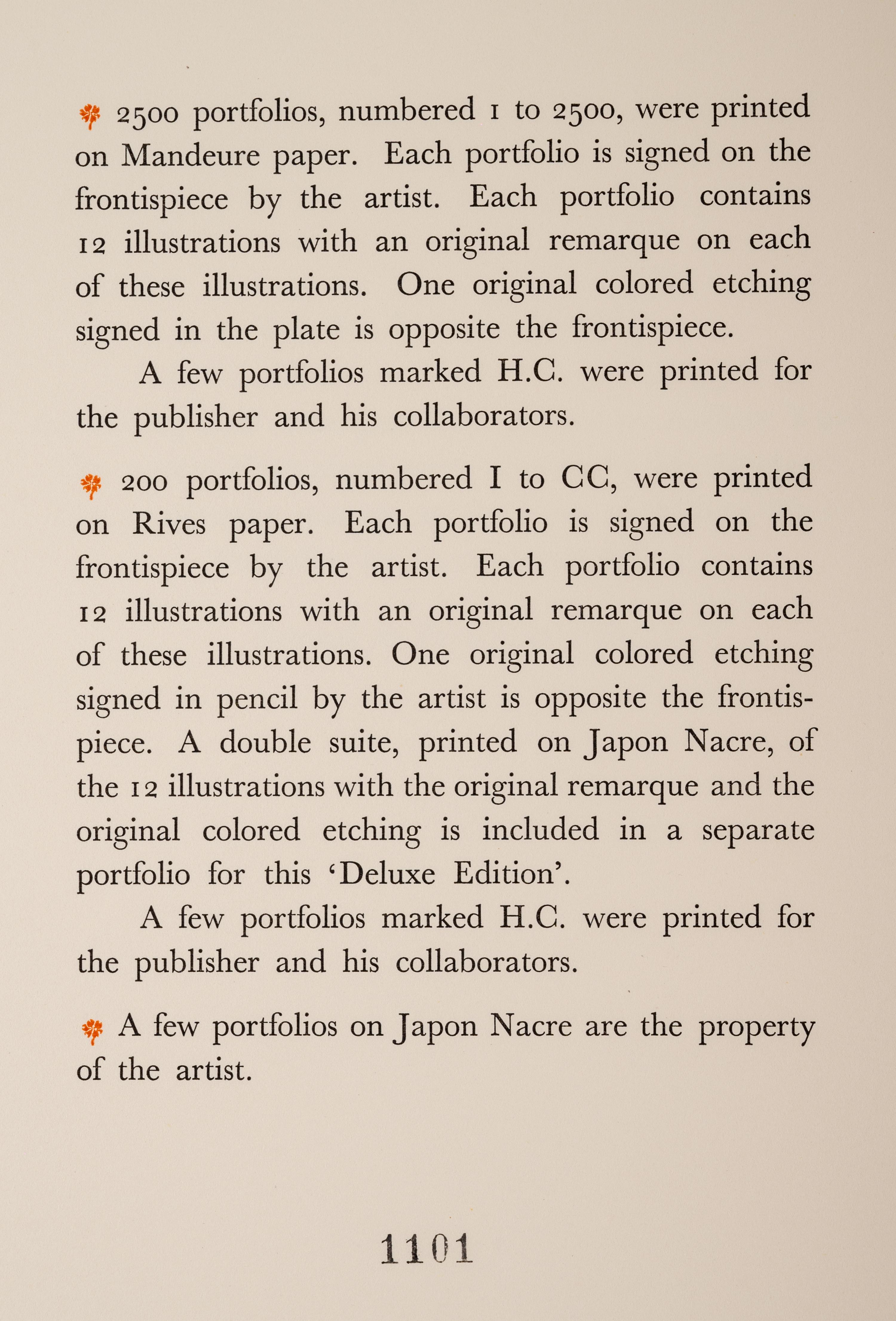 [ARTIST'S BOOK]. DALI, Salvador (1904-1989), illustrator. -- DODGSON, Charles Lutwidge (“Lewis Carroll”) (1832-1898). Alice in Wonderland . New York: W.U.C.U.A. and Maecenas Press - Random House, 1969.