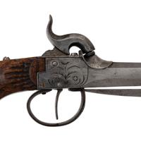 Pair of Belgian Snap Bayonet Pistols