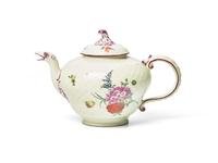 A German Hard-Paste Porcelain Teapot
