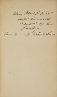 [Civil War] Dedication Copy of "The Draft Riots in New York", Presented to Police Commissioner Thomas C. Acton, Who Led New York's Police Force to Stamp Out the New York Draft Riots