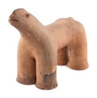 A Japanese Haniwa Figure of Bear