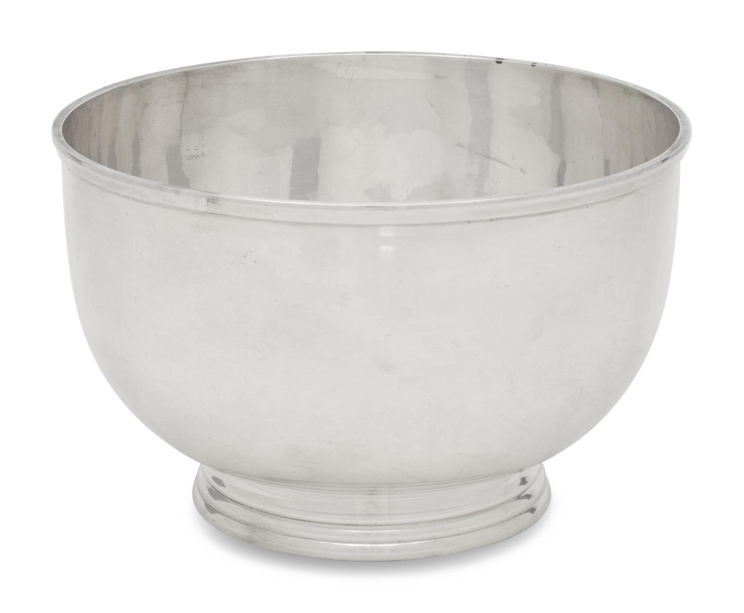 An Irish Silver Rose Bowl