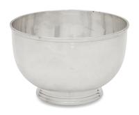 An Irish Silver Rose Bowl