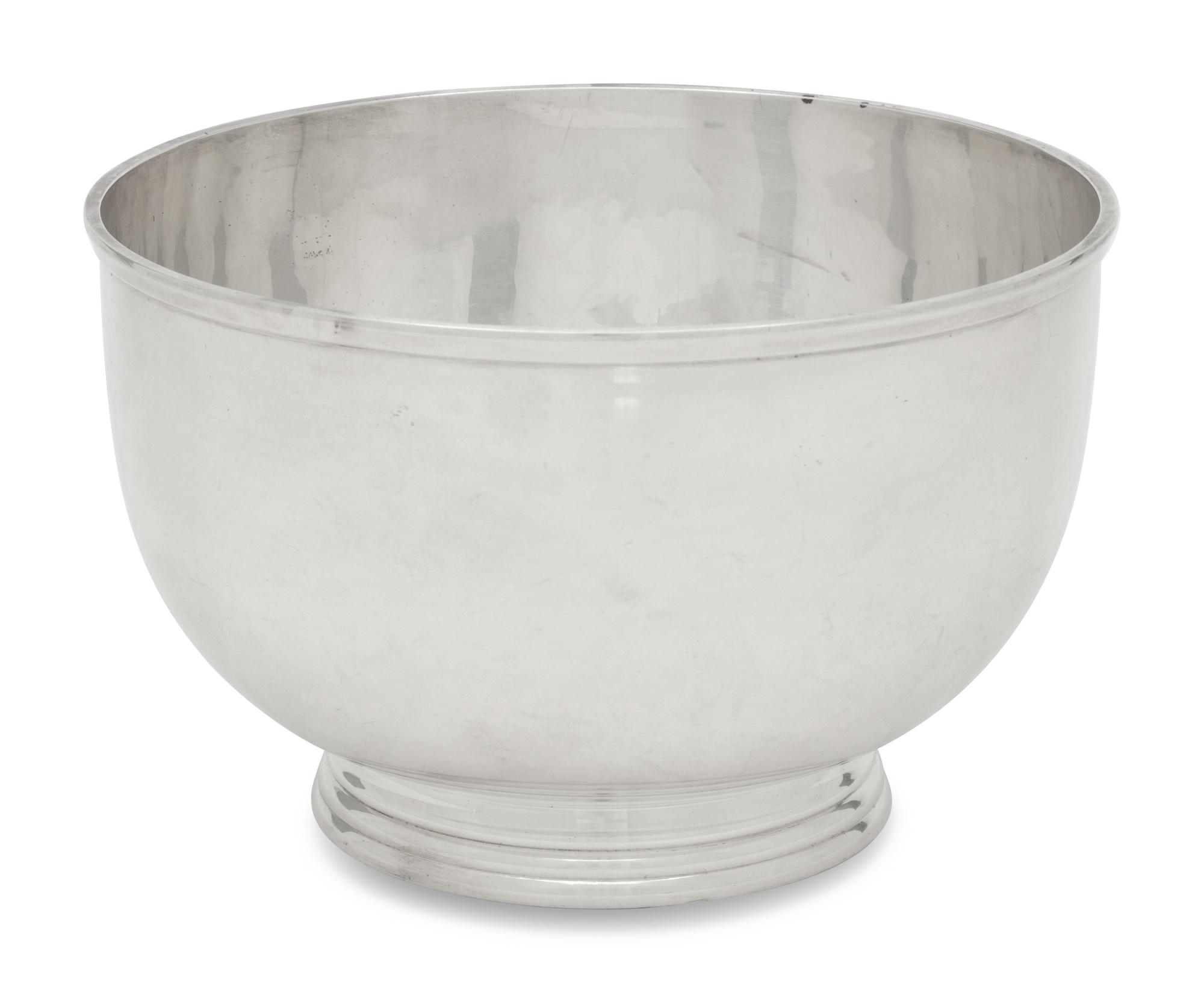 An Irish Silver Rose Bowl