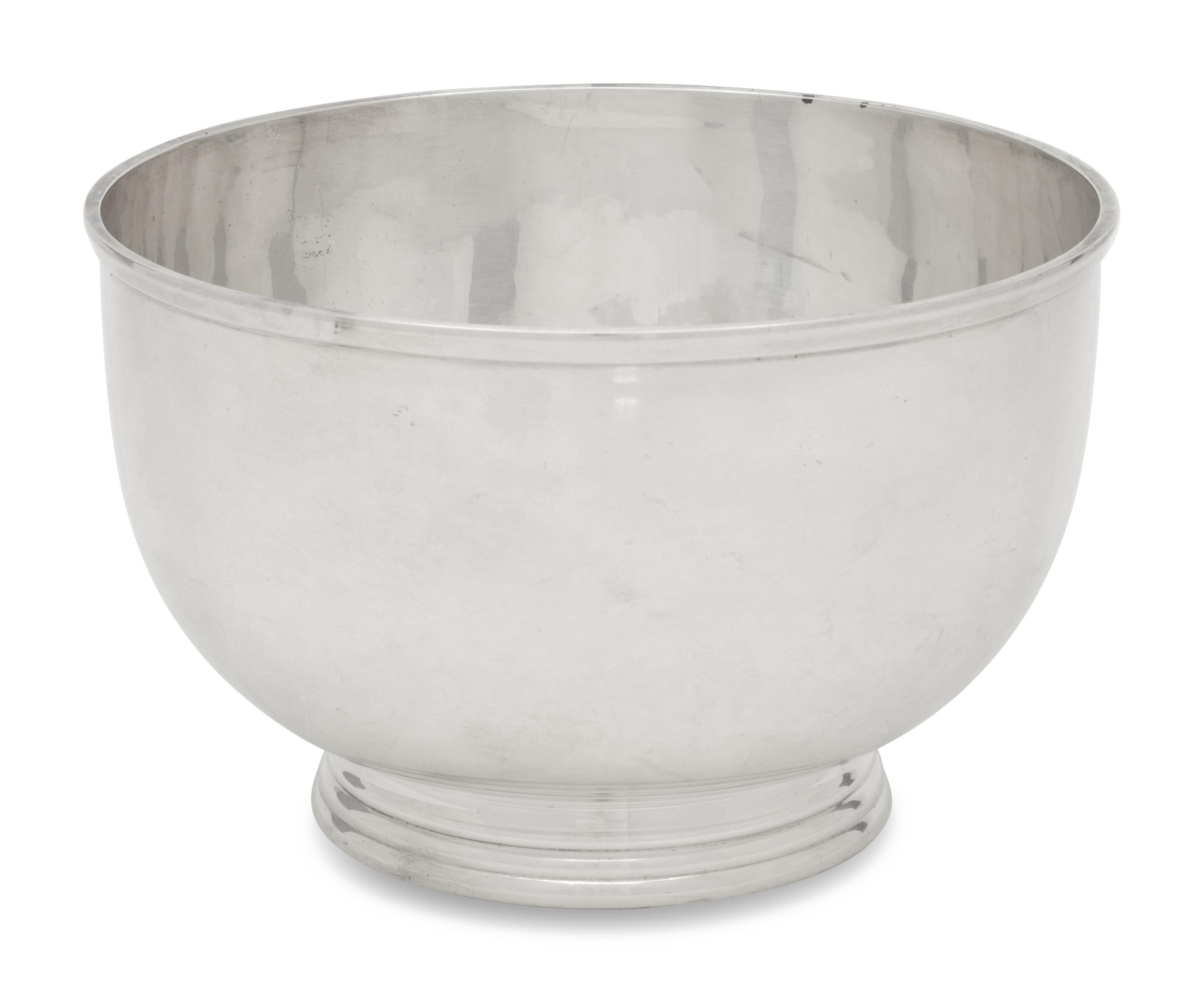 An Irish Silver Rose Bowl