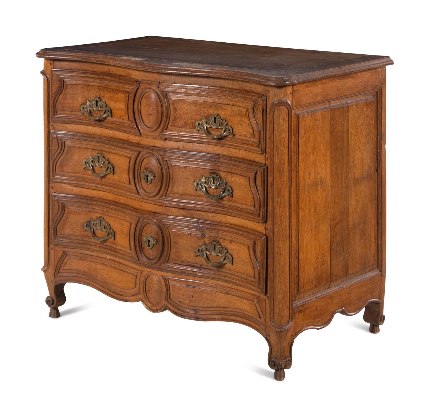 A French Provincial Walnut Commode