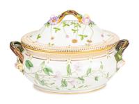 A Royal Copenhagen Flora Danica Porcelain Covered Tureen