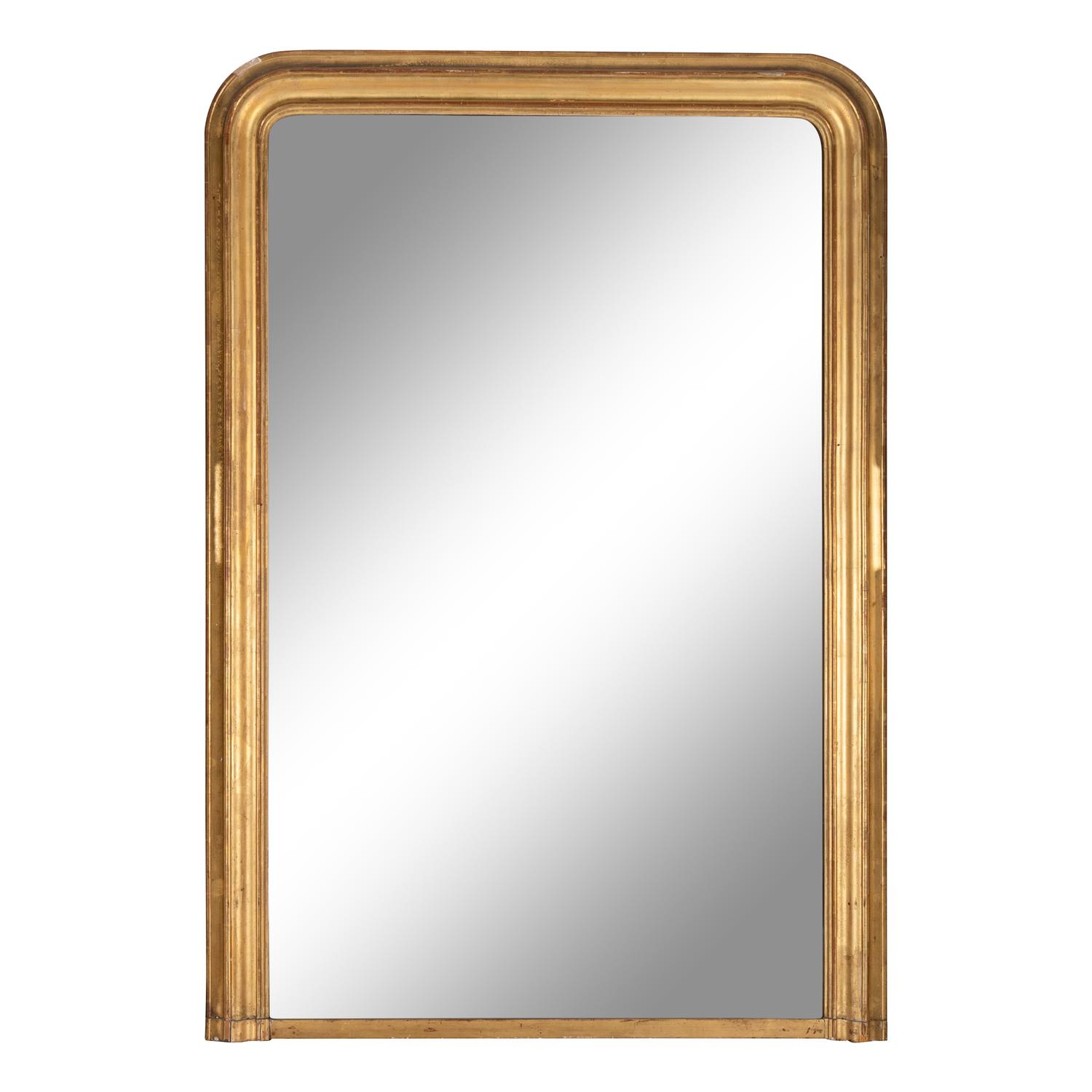 A Louis Philippe Giltwood Overmantel Mirror