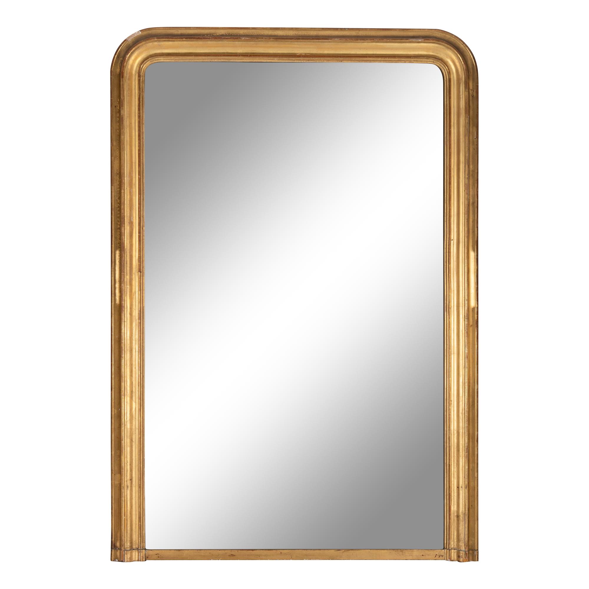 A Louis Philippe Giltwood Overmantel Mirror