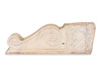 A Pair of Italian Carved Marble Corbels