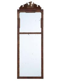A Queen Anne Style Parcel Gilt Mirror