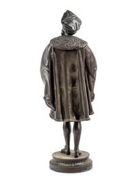 A Continental Cast Metal Figure of Galileo