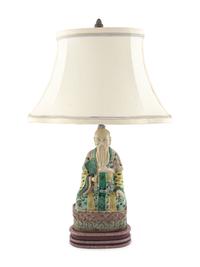 A Chinese Porcelain Figure of an Immortal
