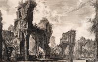 Rovine del Sisto, o sia Della Gran Sala delle Terme Antoniniane (Ruins of the Xystus, the central hall of the Antonine Baths)