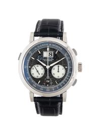 A RARE A. LANGE & SÖHNE, REF. 405.034 PLATINUM 'DATOGRAPH UP/DOWN LUMEN' WATCH
