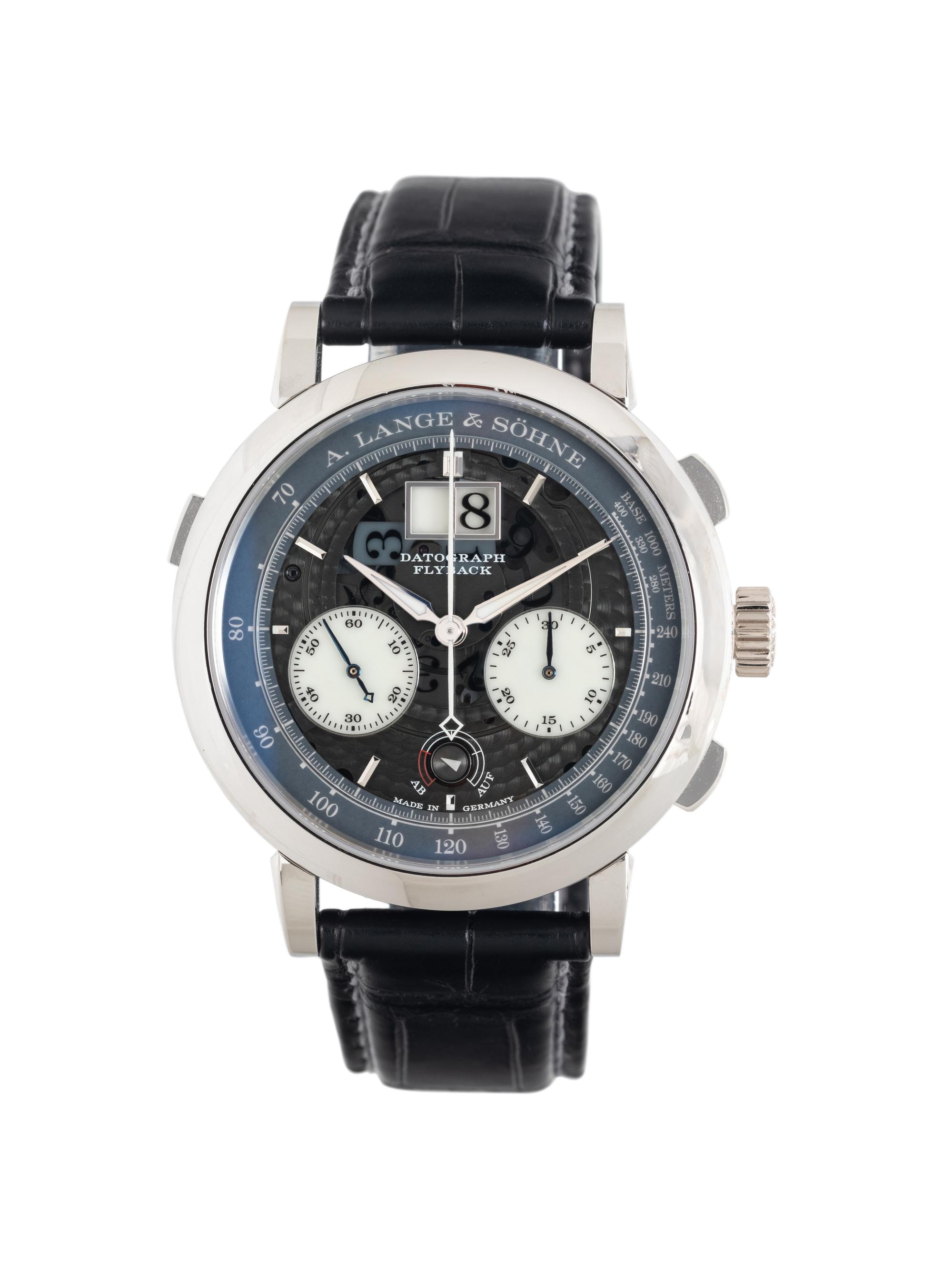 A RARE A. LANGE & SÖHNE, REF. 405.034 PLATINUM 'DATOGRAPH UP/DOWN LUMEN' WATCH
