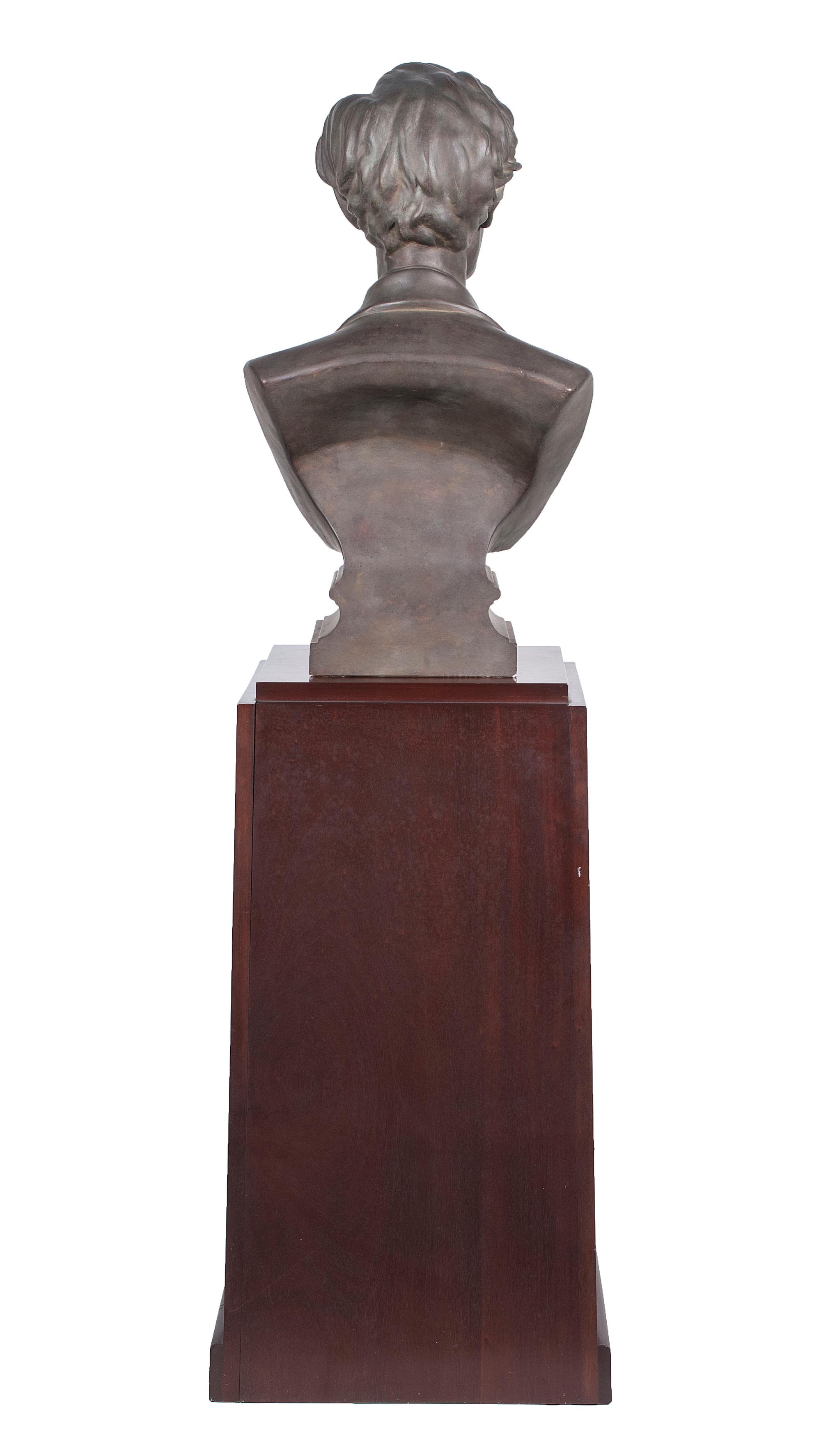 [LINCOLNIANA]. Plaster bust of Abraham Lincoln. N.p.: n.p., n.d.