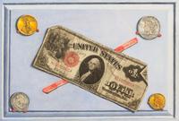 Otis Kaye, (American, 1885-1974), Silver, Gold Never Grow Old, 1971