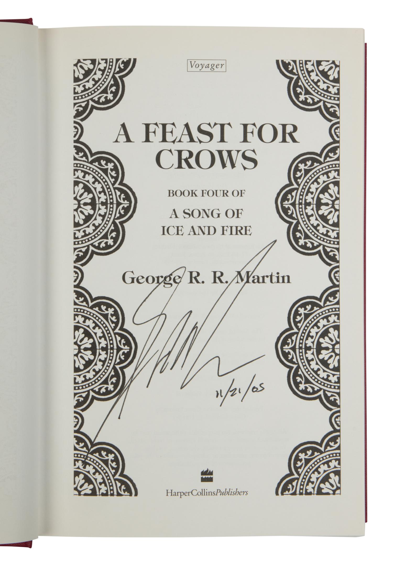 MARTIN, George R.R. (b.1948). A pair of SIGNED titles, comprising:
