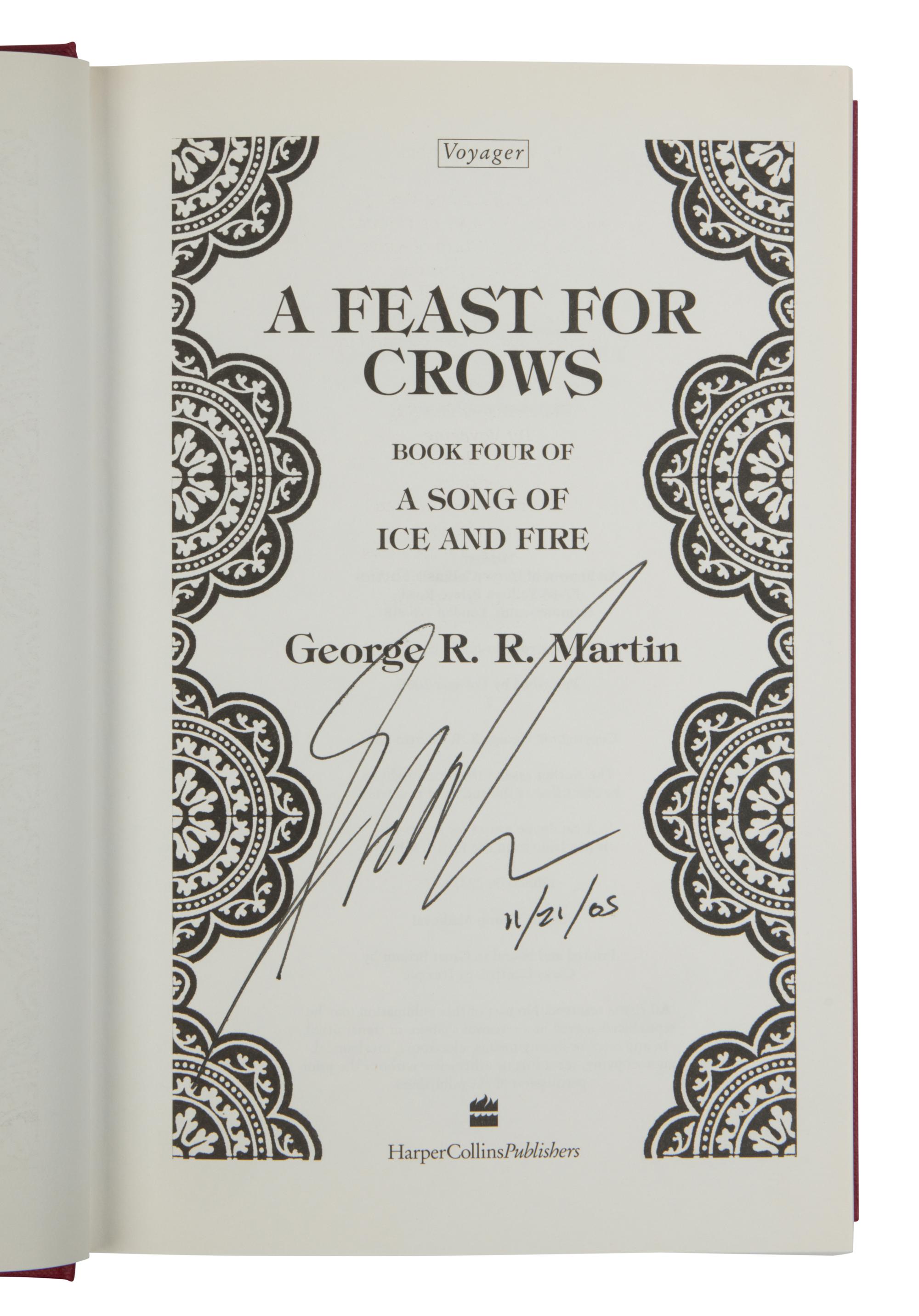 MARTIN, George R.R. (b.1948). A pair of SIGNED titles, comprising: