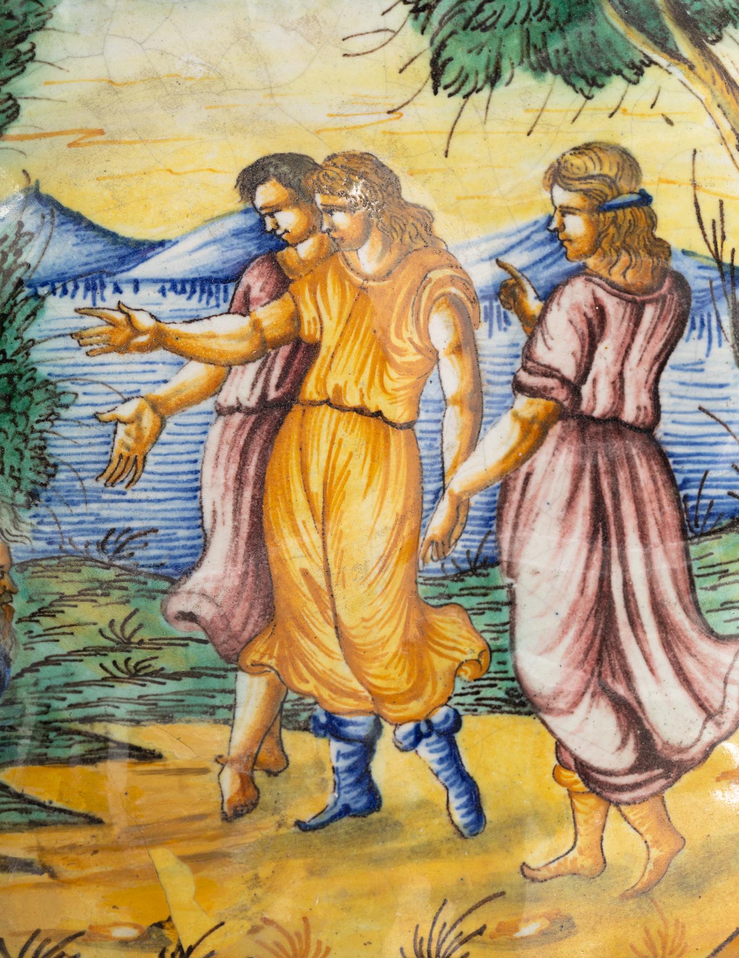 An Italian Majolica Plate