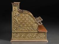 A Brass National Cash Register, Model No. 22