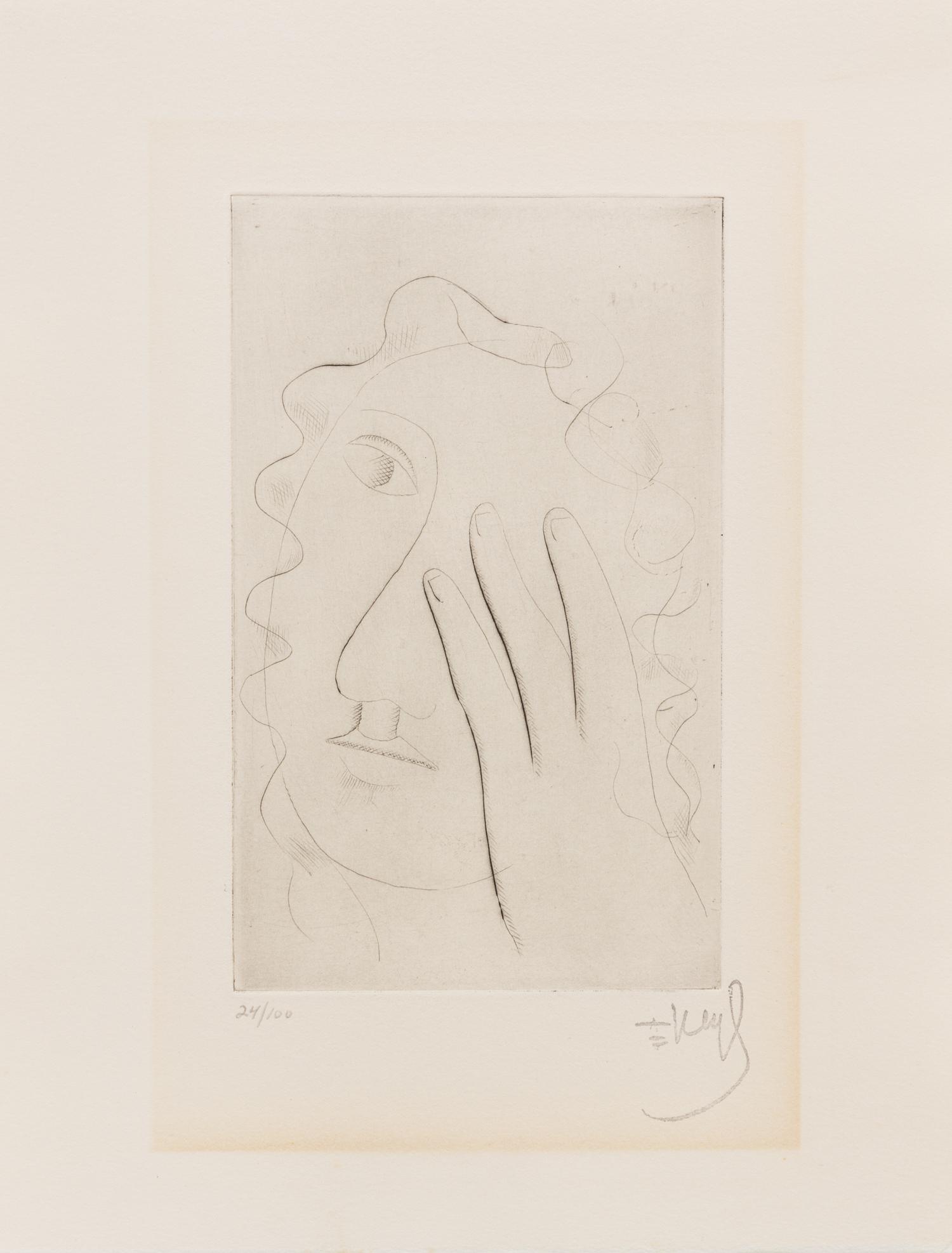 Fernand Léger, (French, 1881-1955), Tete de femme