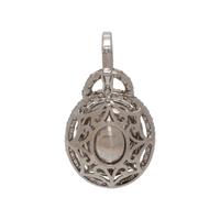RUBY AND DIAMOND PENDANT