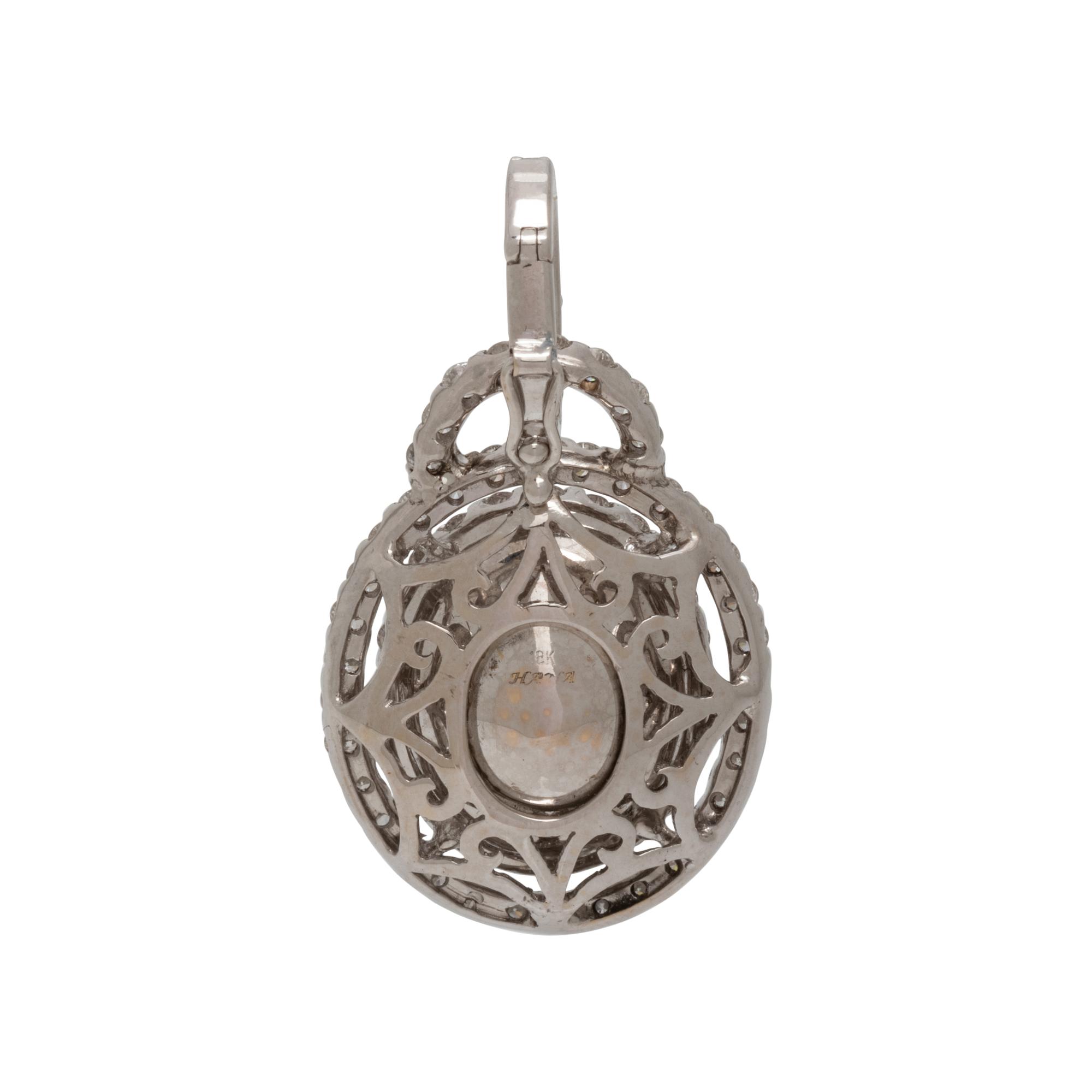 RUBY AND DIAMOND PENDANT