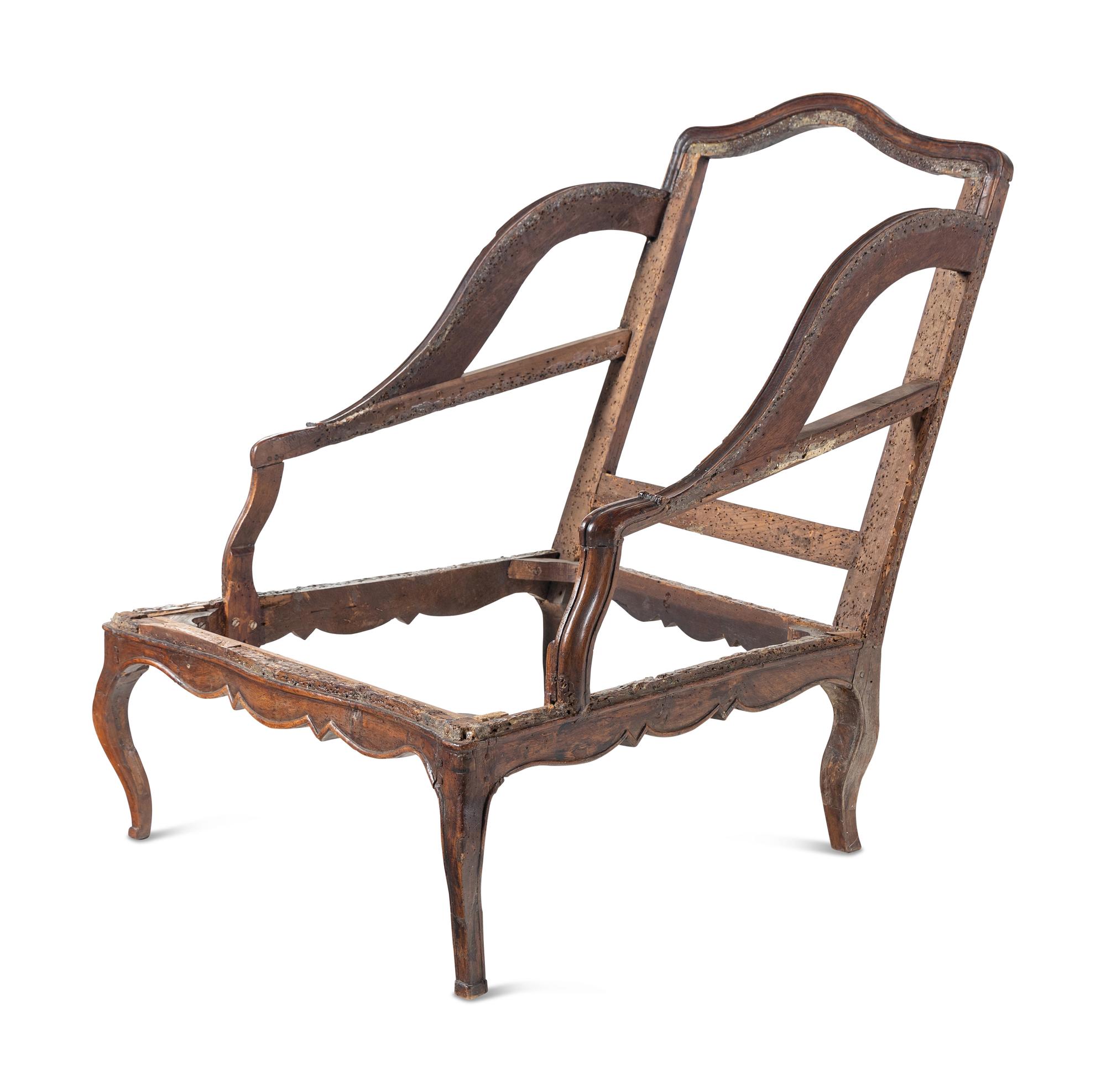 A Louis XV Walnut Duchesse Brisée