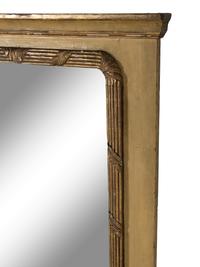[DONATION RECEIPT REQUIRED] A French Painted and Parcel Gilt Mirror and a Similar Wall Plaque