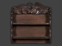 A Classical Country Eagle Carved Hanging Shelf