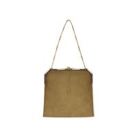 YELLOW GOLD, DIAMOND, AND SAPPHIRE PURSE