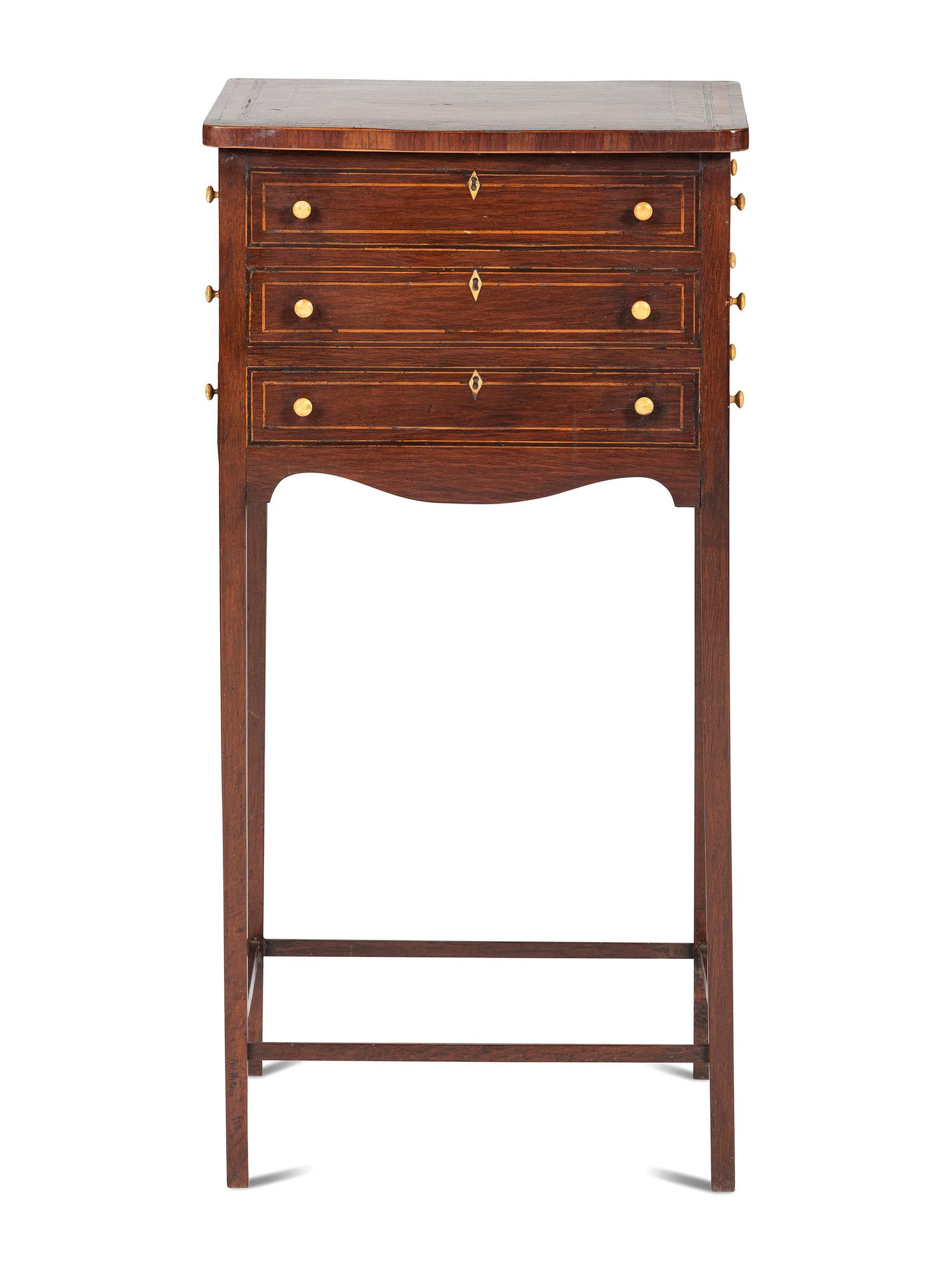 A George III Style Mahogany Work Table