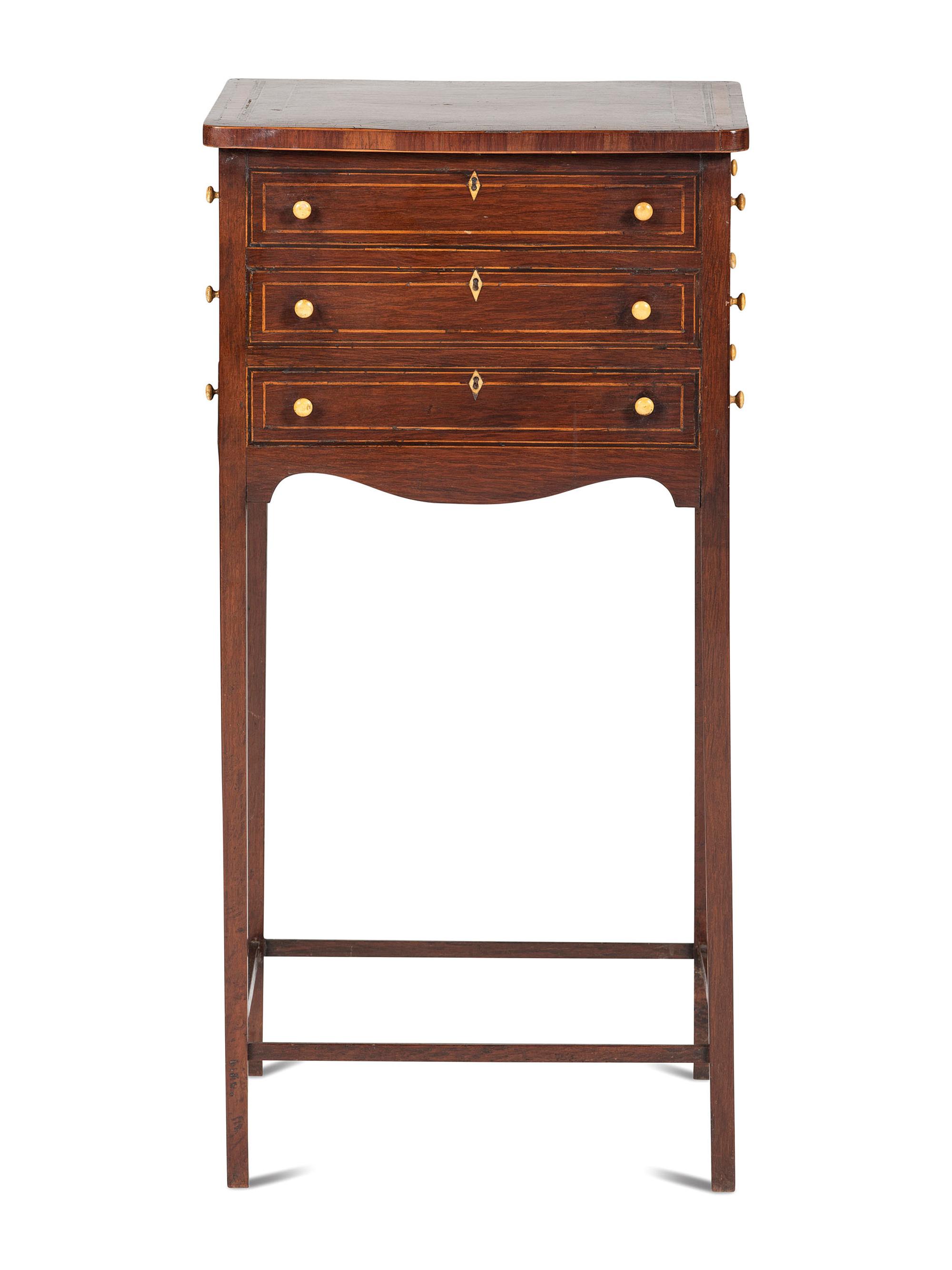 A George III Style Mahogany Work Table