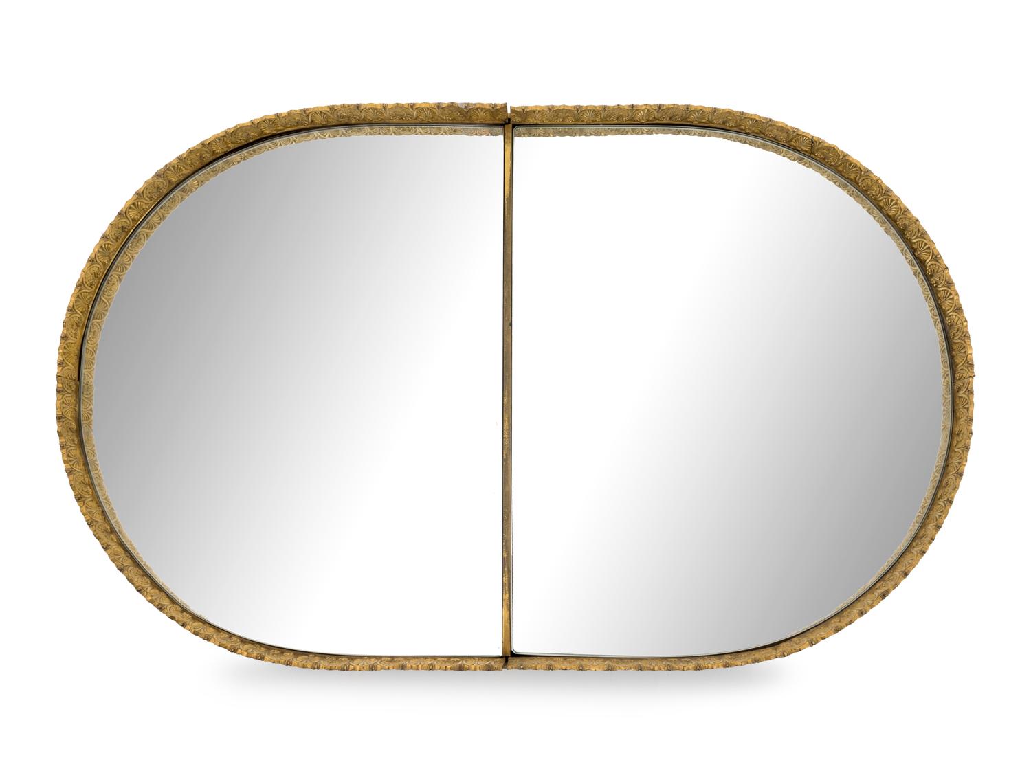 A French Empire Gilt Bronze Oval Surtout de Table — 19TH CENTURY