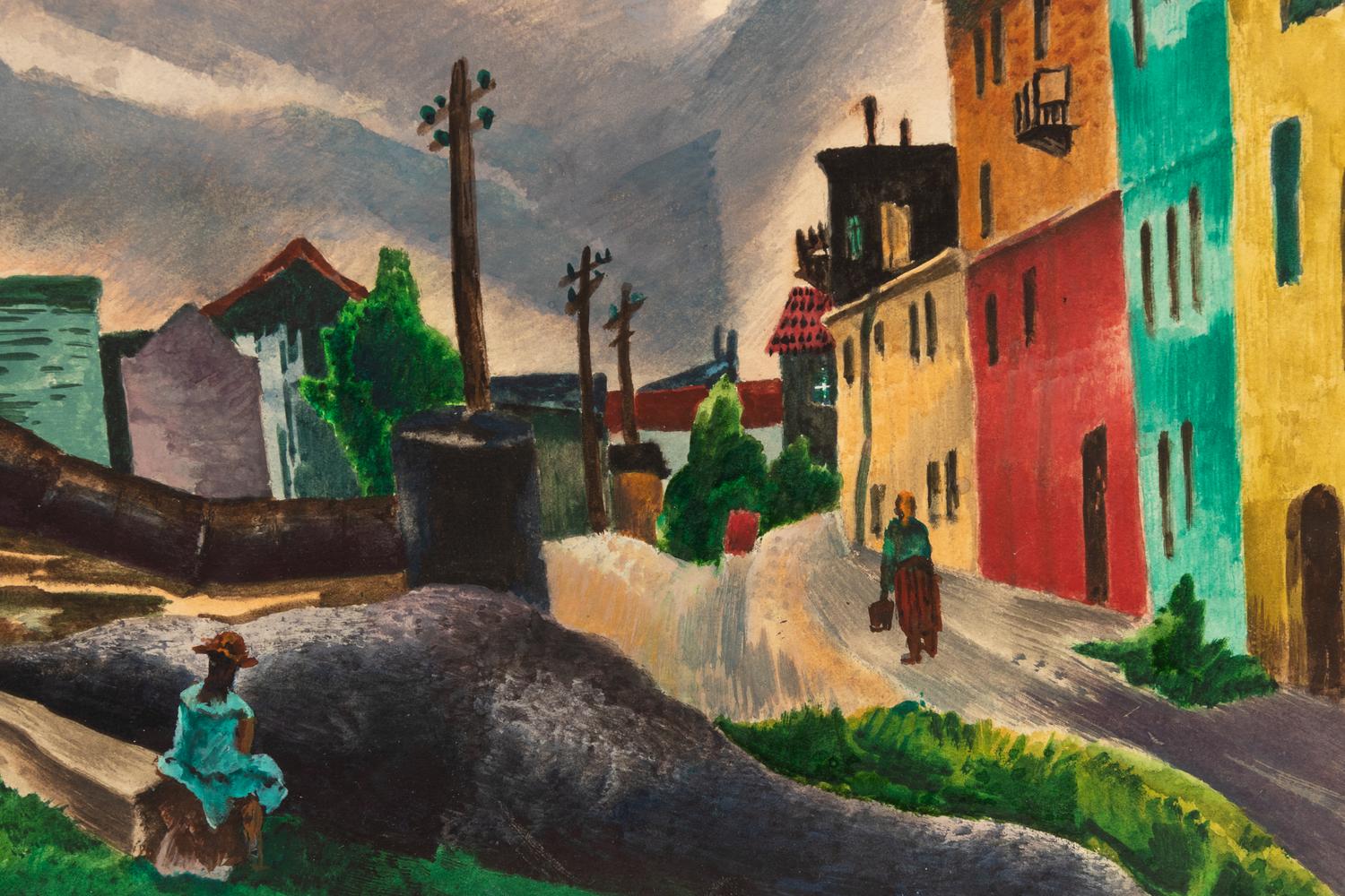 Train Through Town