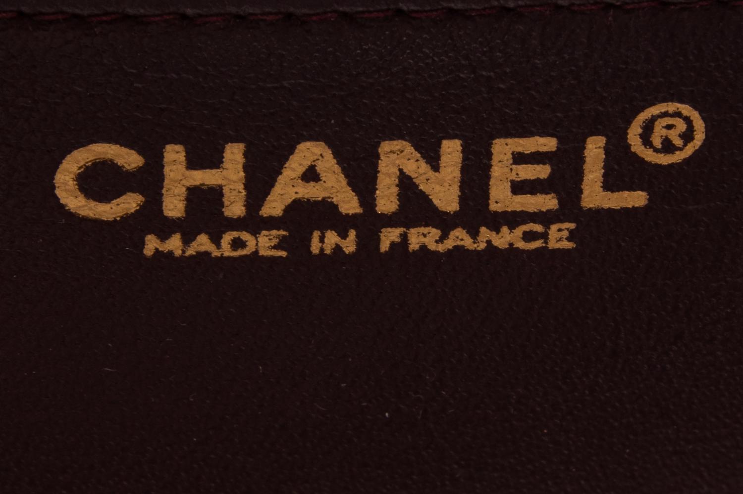Chanel Top-Handle Bag in Navy Lambskin