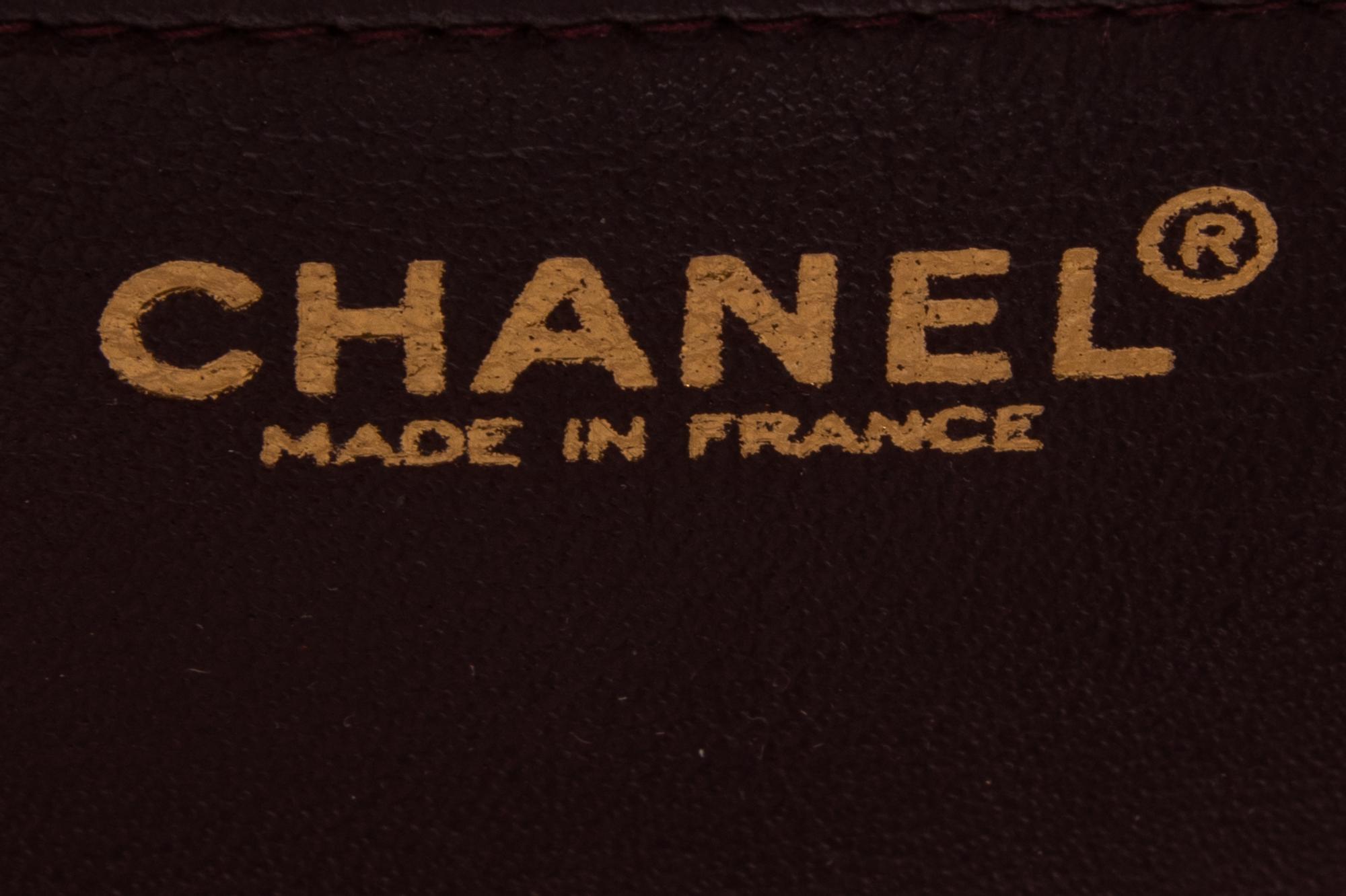 Chanel Top-Handle Bag in Navy Lambskin