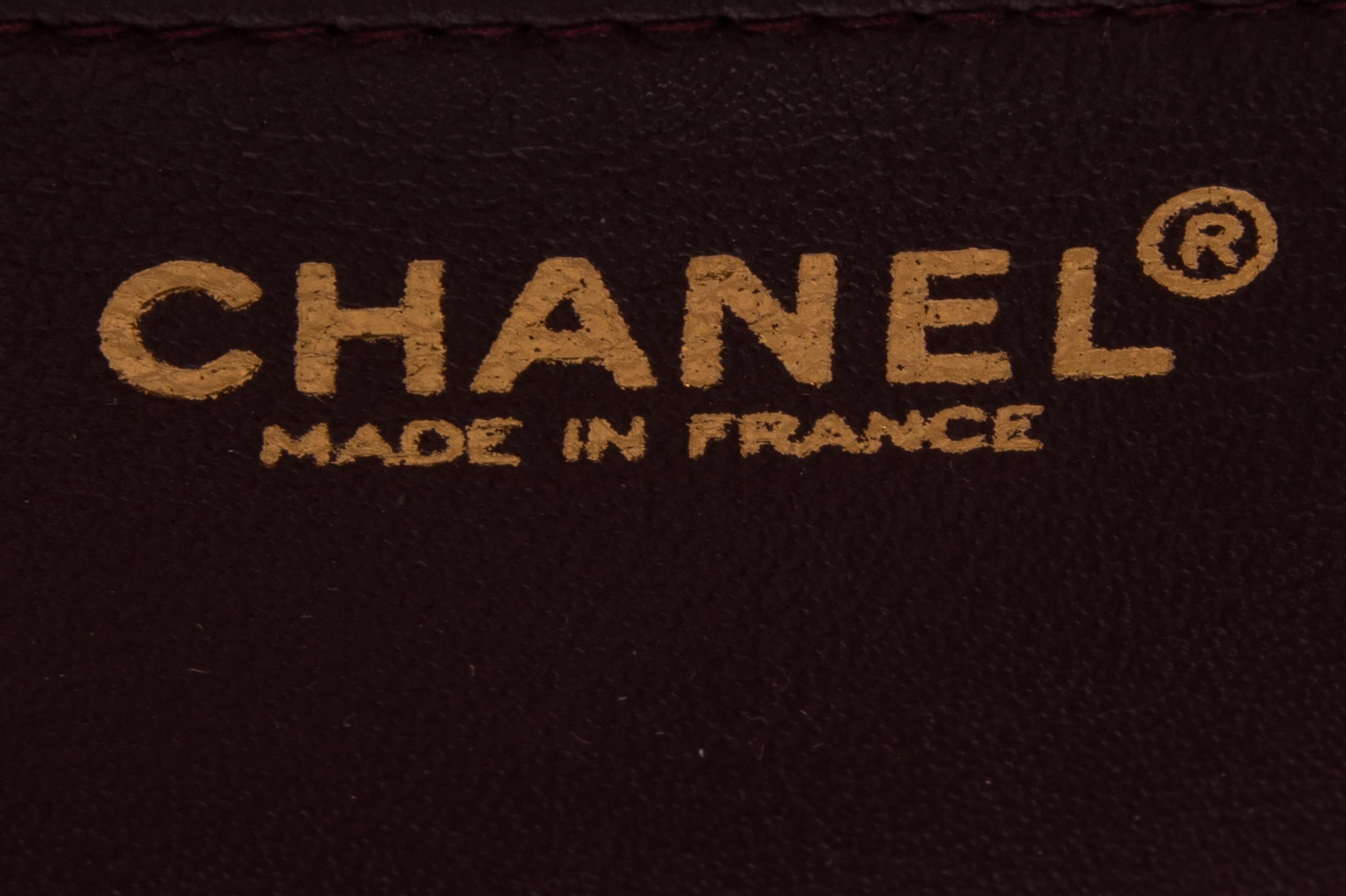 Chanel Top-Handle Bag in Navy Lambskin